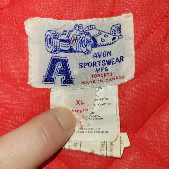 Belarus Tractors Implements Vintage Lined Zip-Up Jacket Avon Sportswear Mens XL - Picture 3 of 5